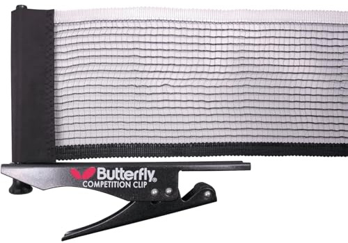 Butterfly Competition Clip Table Tennis Net and Post Set