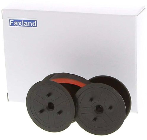 Farbband - schwarz-rot- für Casio FR 620 TEC als Doppelspule für FR620TEC