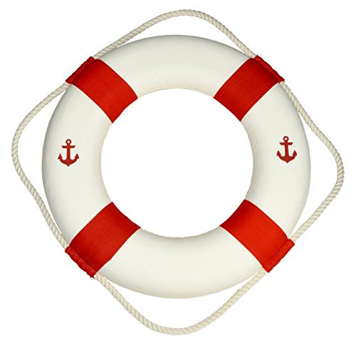 Navyline Deko-Rettungsring mit Anker oder Stern - maritime Dekoration, Ausführung:Anker