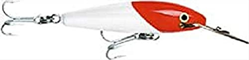 Rapala - Countdown Magnum Angelköder - Angelzubehör mit Abachiholz-Konstruktion - Salzwasser Spinnköder - Lauftiefe 3.9-4.5m - Fischköder 11cm, 24g - Hergestellt in Estland - Red Hot