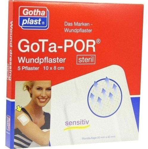 GOTA-POR Wundpflaster steril 80x100 mm 5 St