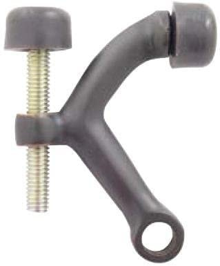 Emtek 2241 2-3/8 Height Solid Brass Hinge Pivot Stop - Satin Nickel