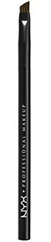 NYX Professional Makeup Pro Brush Angled 19 - Augenbrauenpinsel mit abgewinkelter Bürste, ergonomische Form, gezielte Anwendung, Make-up Pinsel