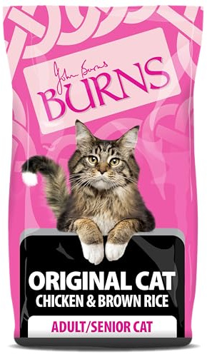 Burns Pet Nutrition Hypoallergenic Complete Dry Cat Food Adult and Senior Cat Chicken and Brown Rice 2 kg