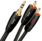 AudioQuest 1,5 m Tower 3,5 mm – 2 x RCA Audiokabel 1,5 m 3,5 mm schwarz – Audiokabel (3,5 mm, 2 x RCA, Kupfer, 1,5 m) Schwarz