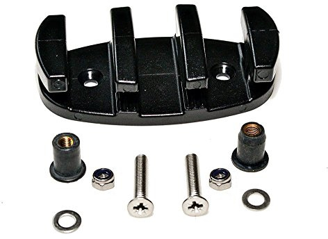 H2o Kayaks Zig Zag Cleat with Marine Grade Stainless Steel Fixings & Well Nuts