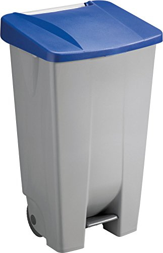 Sunware 02800111 - Tret-Abfallbehälter the step chief 120L, blau