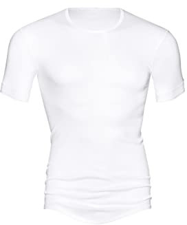 Mey Basics Serie Noblesse Herren Shirts 1/2 Arm Weiss L(6)