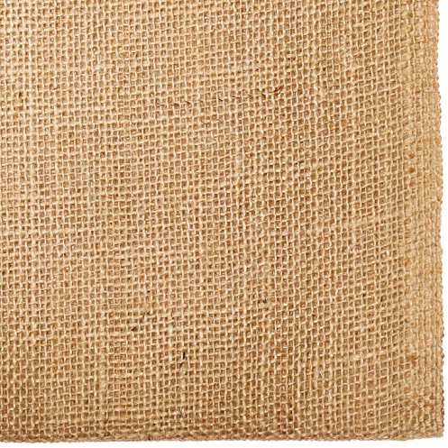 AK TRADING CO. 40 Wide x 5 Yards (15 Feet) - Multipurpose Natural Burlap Fabric - for Decorations, Crafts, Home, Weddings, Table Linens, Landscaping, Plants & Tree Covering and More.