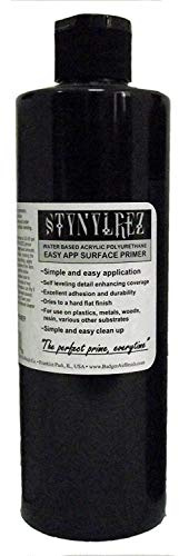 Badger Air-Brush SNR-163 Stynylrez Water Based Acrylic Polyurethane Surface Primer, 16-Ounce, Black