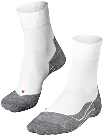 FALKE RU4 Endurance W So cotone filo funzionale antivesciche 1 paire, Calzini da corsa Donna, Bianco White-Mix 2020, 39-40
