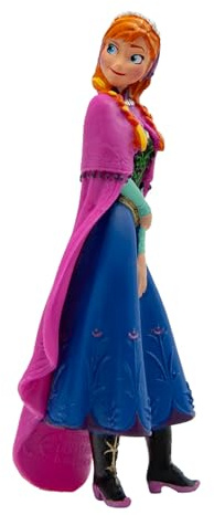 Bullyland 12960 - Spielfigur Prinzessin Anna aus Walt Disney Die Eiskönigin, ca. 9,5 cm, detailgetreu, ideal als kleines Geschenk für Kinder ab 3 Jahren