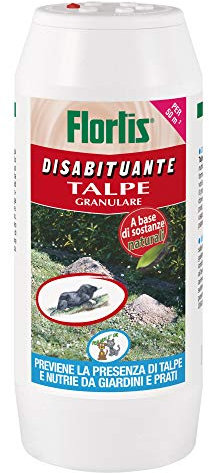 Flortis DISABITUANTE ALLONTANA Talpe Prato Giardino Granulato 1L