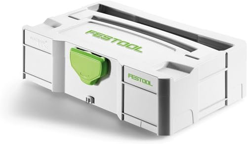 Festool 499622 Systainer SYS Mini TL Storage Case, White,green,grey