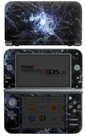 DeinDesign Skin kompatibel mit Nintendo New 3DS XL Folie Sticker Elektrizität Strom Blitz
