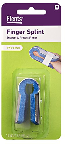 Flents Finger Splint, Two Sided, Supports & Protects Injured Finger, Medium