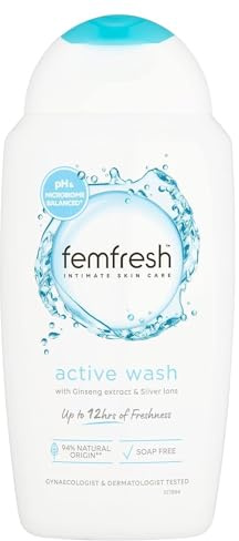 Femfresh - Intim toalett - Odor Control Gel Cream - Långvarig friskhet - 250 ml flaska