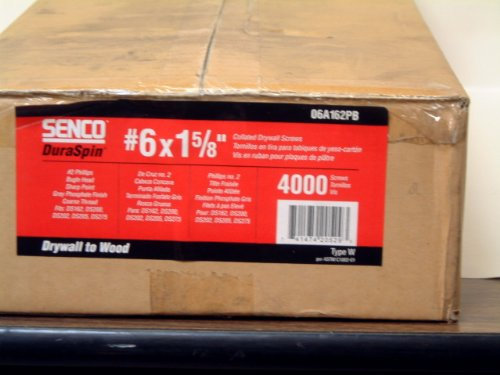 Senco 06A162Pb Duraspin Collated Drywall Screw by Senco