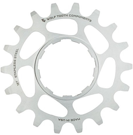 Wolf Tooth Components Single Speed Edelstahl Cog: 19T, kompatibel mit