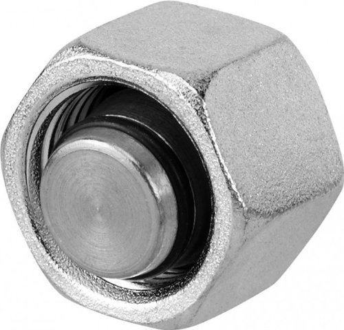 GOK Blindstopfen RVS mit Überwurfmutter Typ BSL, Grösse:10 mm