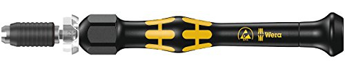 Wera 05074804001 1431 Kraftform Micro ESD einstellbare Drehmomentschraubendreher mit Schnellwechselfutter, 0,05-0,11 Nm