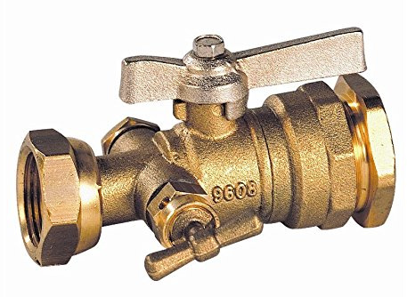 Vanne a sphere laiton 657 a ecrou tournant avec purge - Raccord DECA - Filetage 20 / 25