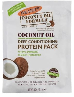Palmers Coconut Oil Deep Conditioning Protein Pack by Palmers for Unisex, 2.1 oz