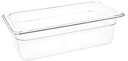 VOGUE U233 contenitore Gastronorm in policarbonato, 1/3 dimensioni