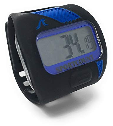 Sportcount LapCounter and Timer - Waterproof Lap Counter Timer for Swimming Biking Running Triathletes - Accurately Tracks Laps and Times to Help You Stay Focused