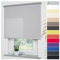 Liedeco® Rollo, Spring-, Schnapprollo / 152 x 180 cm (Breite x Höhe), hellgrau/lichtdurchlässig, Blickdicht/viele Farben, Größen und Typen/Breiten 60-200 cm/Variable Montage möglich