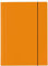VELOFLEX 4442330 - Sammelmappe Velocolor, DIN A4, Eckspannermappe, Ordnungsmappe, Zeichenmappe, orange, 1 Stück