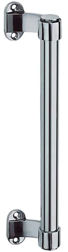 Vachette assa abloy - Poignee de porte renvoyee aluminium - Entraxe mm.220 - Ø mm.25 -