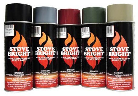 Mojave Red - 1200 Degree Wood Stove High Temp Paint -