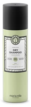 Maria Nila Champú en seco 250 ml, refresca el cabello graso, aporta volumen al cabello fino, 100 % vegano y libre de sulfatos/parabenos