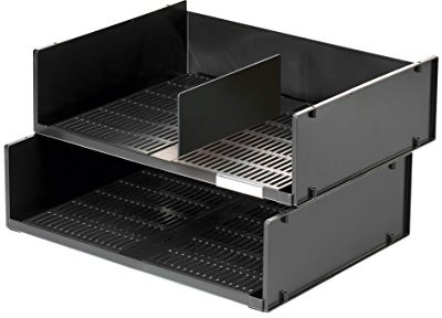 Durable Hunke & Jochheim Briefablageschale OPTIMO, DIN A3 Querformat, 436 x 105 x 333 mm, anthrazit, 1700786058