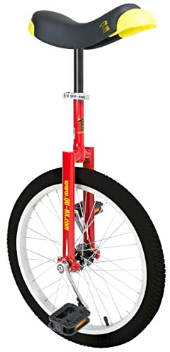 QU-AX Unisex – Erwachsene Luxe Einrad, Rot, Einheitsgröße EU