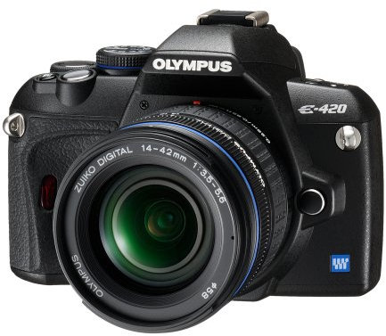 Olympus - E-420 Double kit appareil photo numérique reflex (boîtier + objectif 14-42mm + objectif 40-150mm)