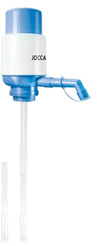 JOCCA - Dispensador de Agua para Garrafas Manual/Bomba de Agua para Garrafas, Botellas/Se Adapta a Botellas 3 y 5L/ Tubo de 35cm/ Ligero y Útil