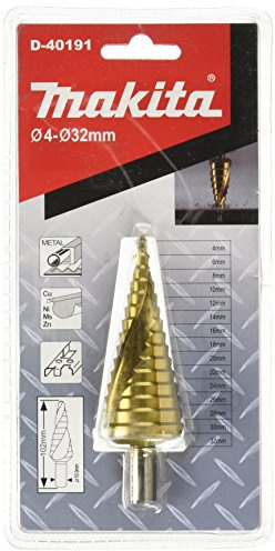 Makita D-40191 - Broca escalonada espiral 4-32mm HSS-TIN