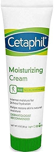 Cetaphil Moisturizing Cream for Dry/Sensitive Skin, 3 Ounce (Pack of 2)