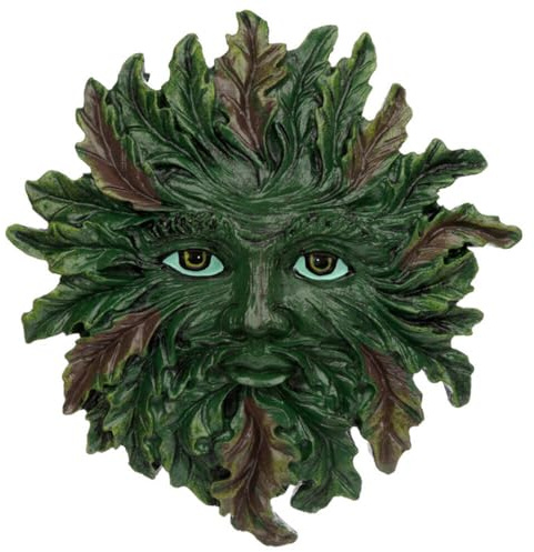 Puckator Greenman Wall Plaque - Home Decor Accessories - Spiritual Feng Shui Gothic Goth Gift - Wall Ornaments - Gifts For Men And Women