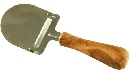 D.O.M. Cheese Slicer with Handle Made of Olive Wood