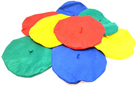 Dondor Enterprises Felt Berets For Children and Teenagers (12 Pack)