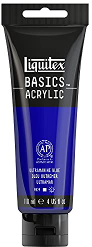 Liquitex Basics Acrylic, 118 ml Tube - Ultramarine Blue