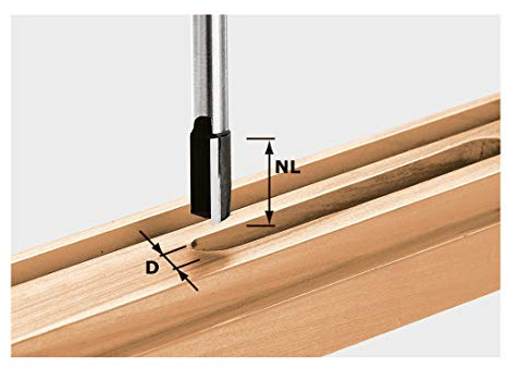 Festool Nutfräser HW S12 D15/35 SCHALL-EX