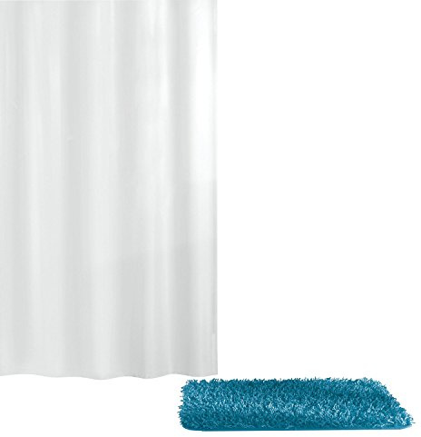 Kleine Wolke Duschvorhang Caravelle, 180 x 200 cm, weiß