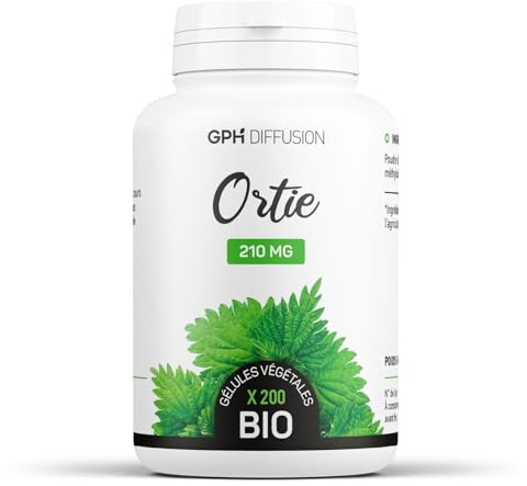Ortie Bio Partie aérienne - 210mg - 200 gélules végétales