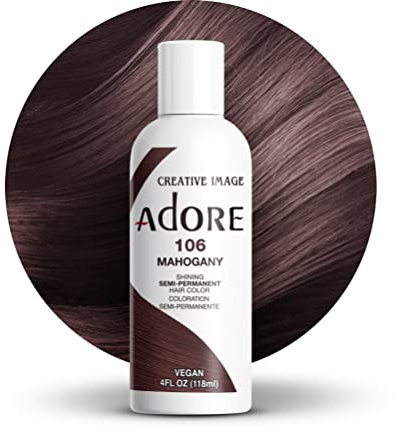 Adore Shining - Tinte semipermanente para el cabello, caoba 106