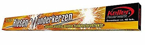 Wunderkerzen Riesen 10 Stück Brenndauer ca. 60 Sec. 1 Packung
