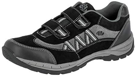 Brütting Herren Man Comfort V Sneaker, Schwarz Anthrazit, 46 EU